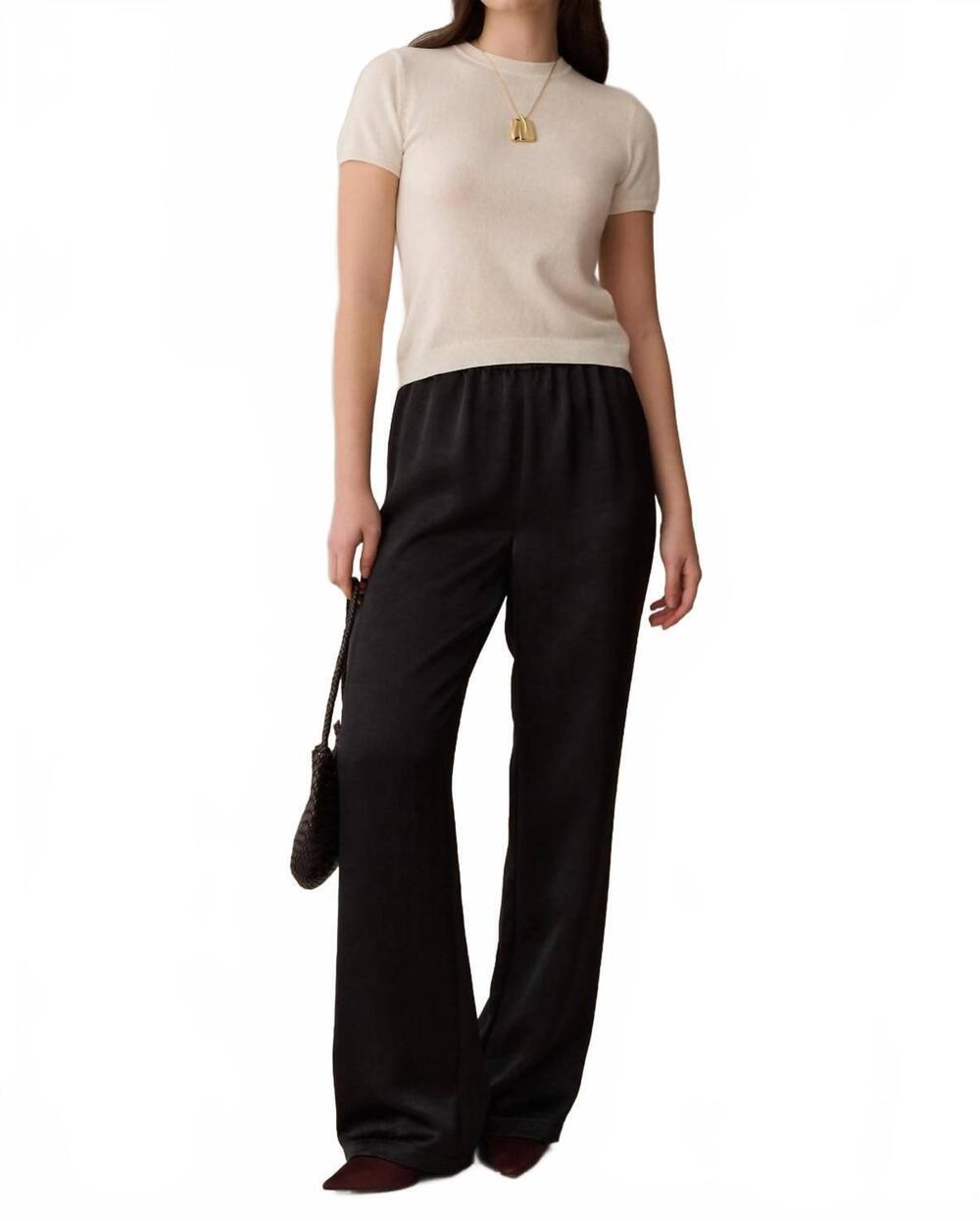 NEW FEW MODA lux cashmere top in ivory